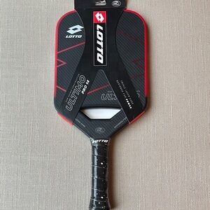 Lotto Ultimo Pro 4 Pickleball Paddle - Black and Red